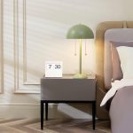 21-inch dual-light desk lamp, sage green, double switch zipper - Image 2